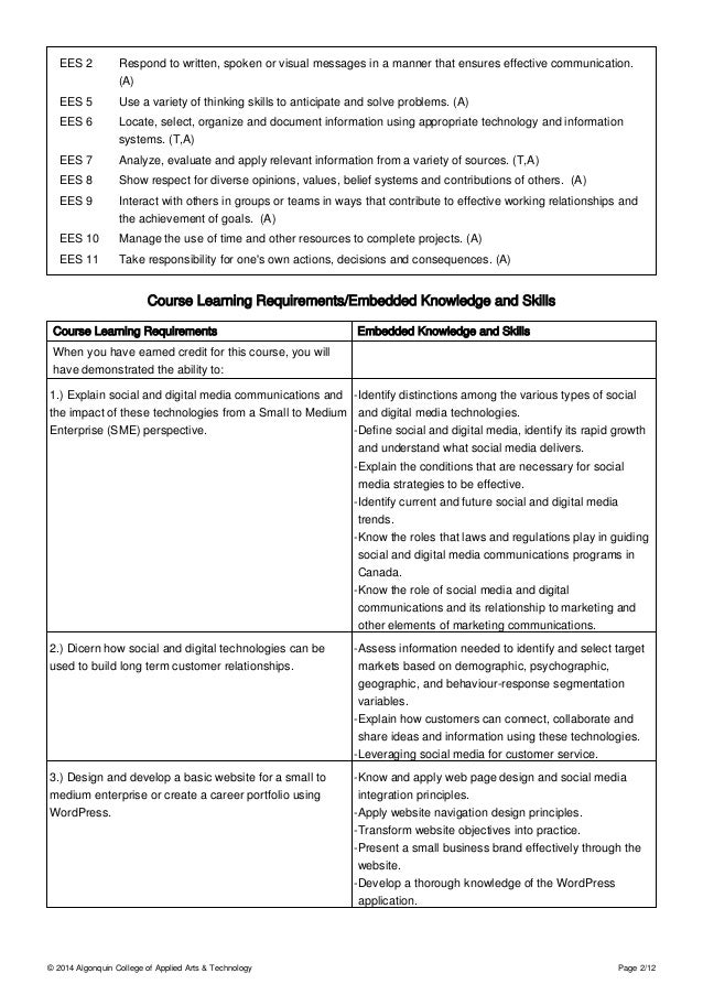 Course outline march 2015 picture
