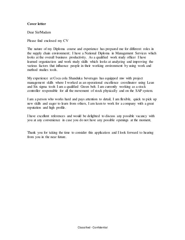 27 Dear Sir Madam Cover Letter