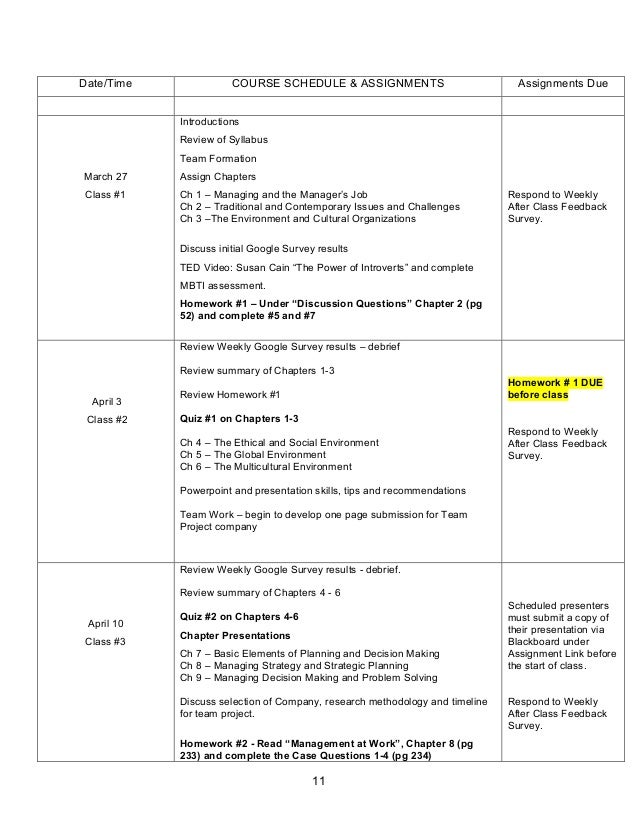 Dissertation + course outline
