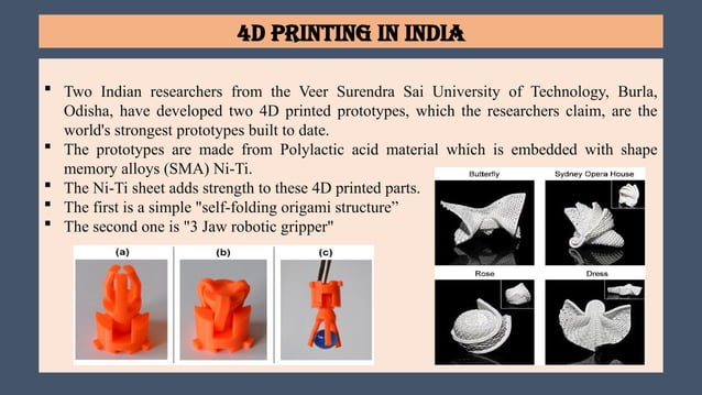4D Printing in Pharmaceuticals GARIMA KUMARI.pptx