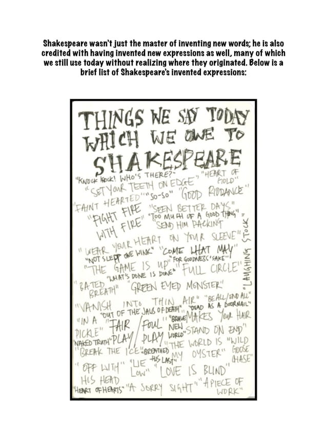 Shakespearean Language Course Pack | PDF