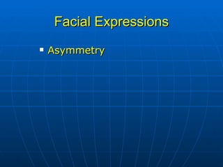 Facial Expressions Asymmetry 