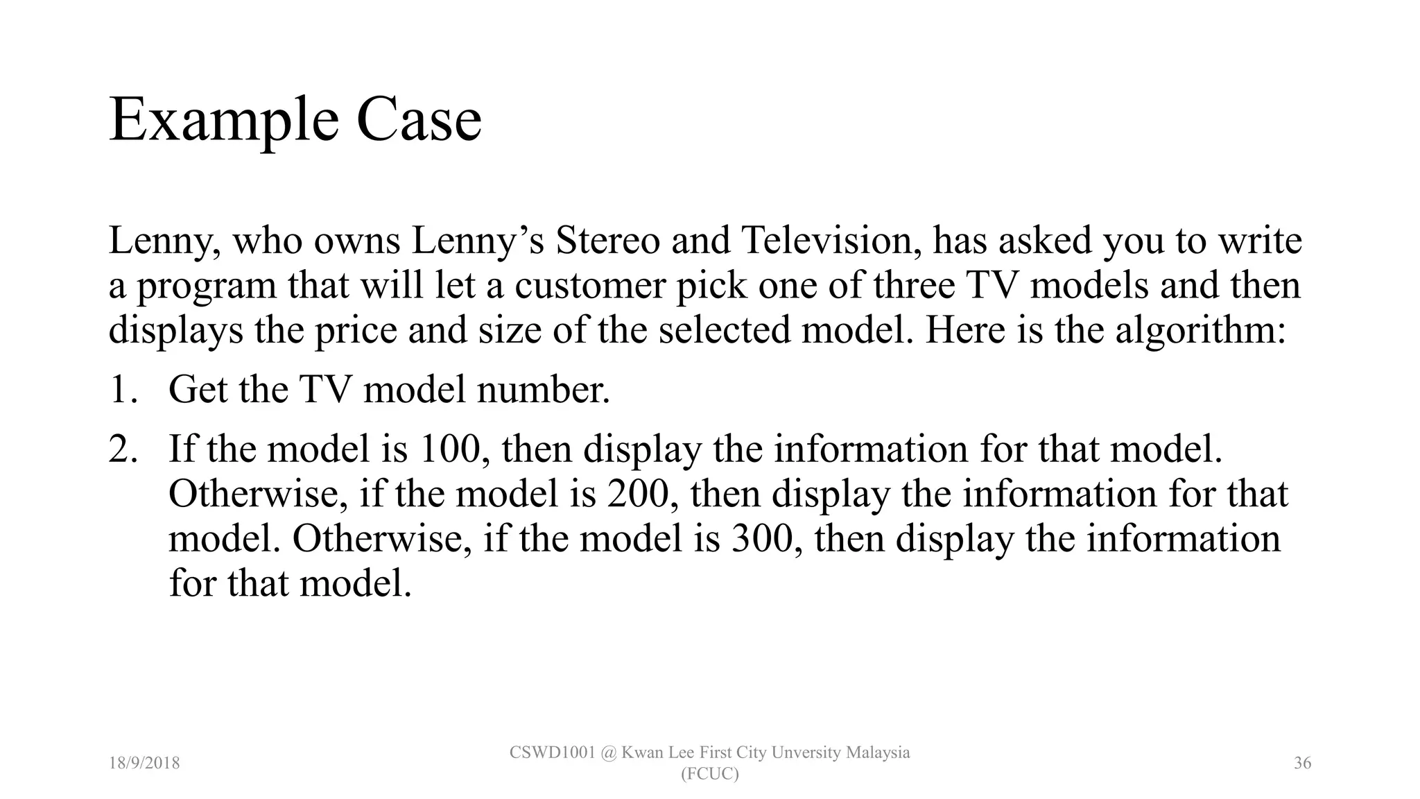 4 Decision Structures and Boolean Logic | PPT