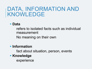 Decision Support and Knowledge Based Systems | PPTX