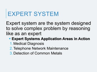 Decision Support and Knowledge Based Systems | PPTX