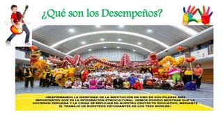 ¿Qué son los Desempeños?
 