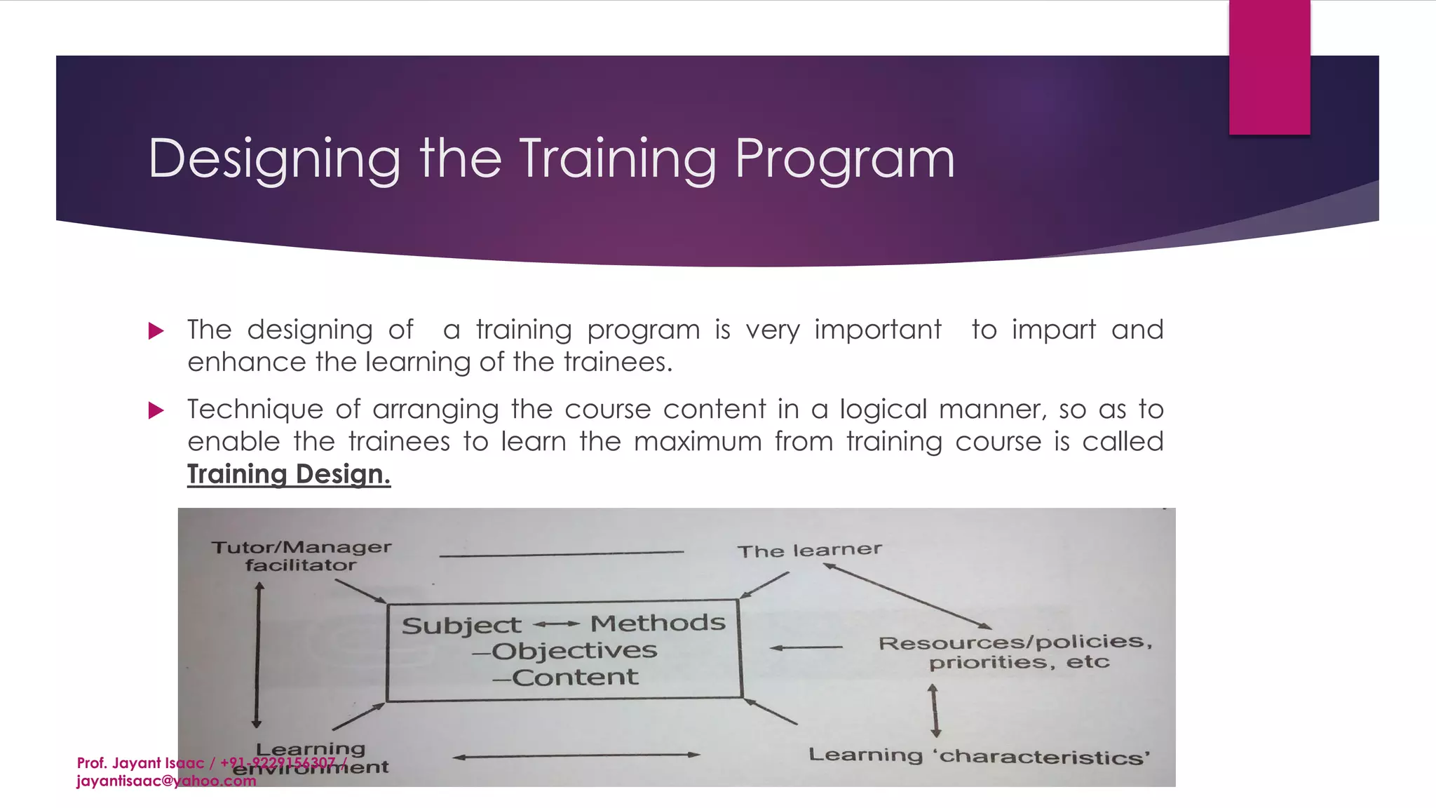 4 designing the training programs | PDF