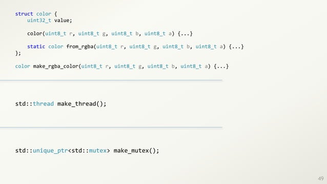 4Developers 2018: Evolution of C++ Class Design (Mariusz Łapiński) | PPT