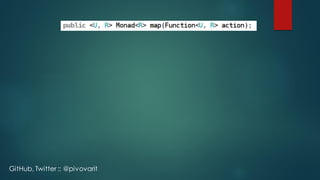 GitHub, Twitter :: @pivovarit
 