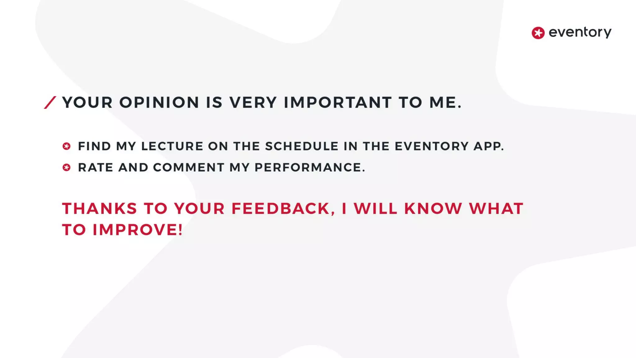 Feedback @MarcinStachniukGraphQL - when REST API is not enough - lessons learned 