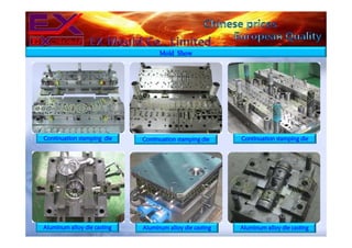 Continuation stamping die
Aluminum alloy die casting
Continuation stamping die
Aluminum alloy die casting
Continuation stamping die
Aluminum alloy die casting
Mold Show
 