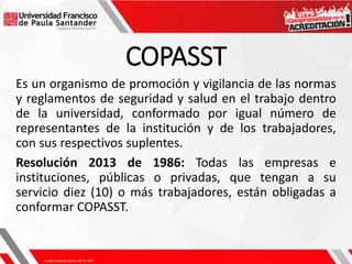 INDUCCIÓN DE SEGURIDAD Y SALUD EN EL TRABAJO | PPT