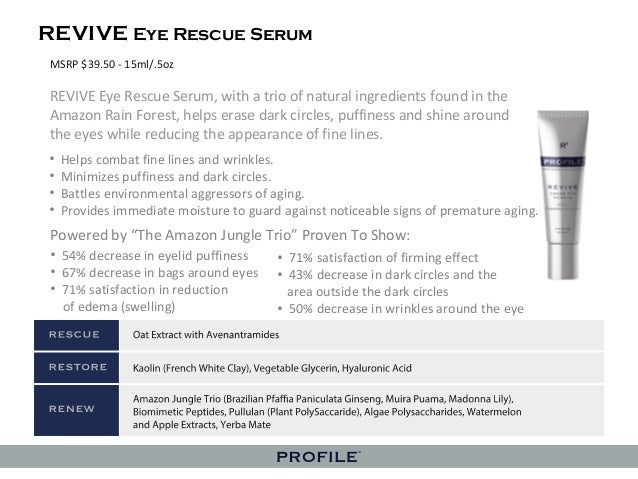 profile revive under eye rescue