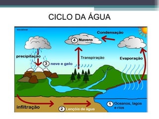 CICLO DA ÁGUA
 