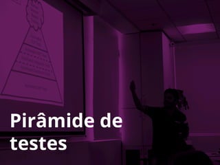Pirâmide de
testes
 