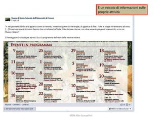 È un veicolo di informazioni sulle
proprie attività

MSN Alba Scarpellini

 