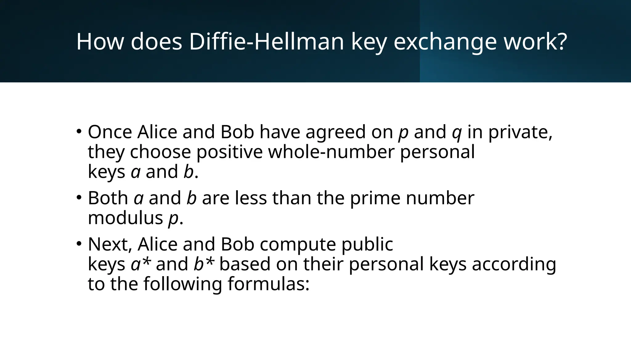 4_Diffie Hellman algorithm for graduates.pptx