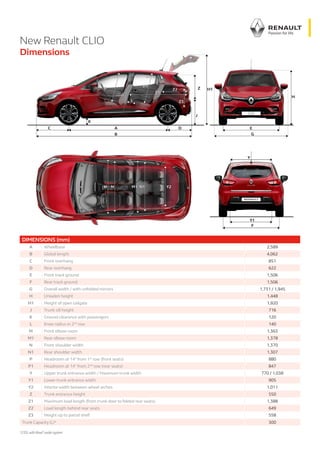 Dimensioni Renault Clio