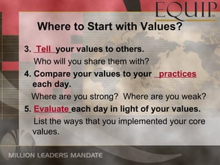 Generosity Value 4 Discipline: Managing My Generosity,Values & Growth | PPT