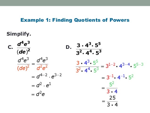 division properties of exponents division properties of exponents