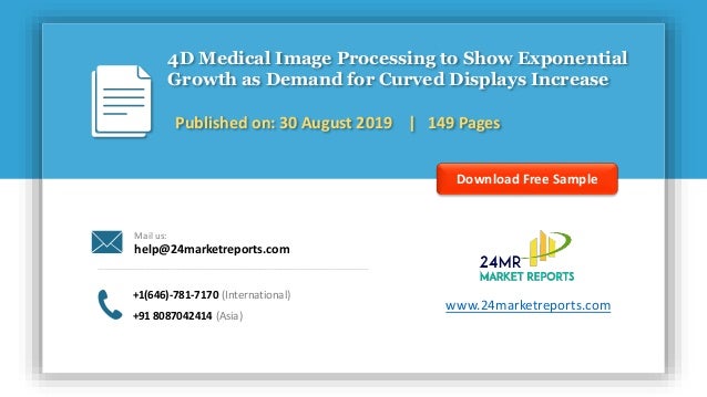 4 D Medical Image Processing To Show Exponential Growth As Demand For