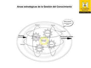 Areas estratégicas de la Gestión del Conocimiento
 