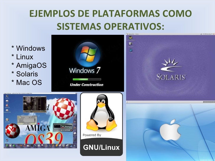 Resultado de imagen para plataformas informaticas