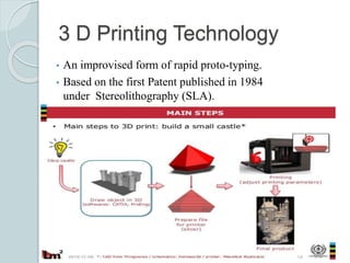 4 D printing Technology ppt | PPTX