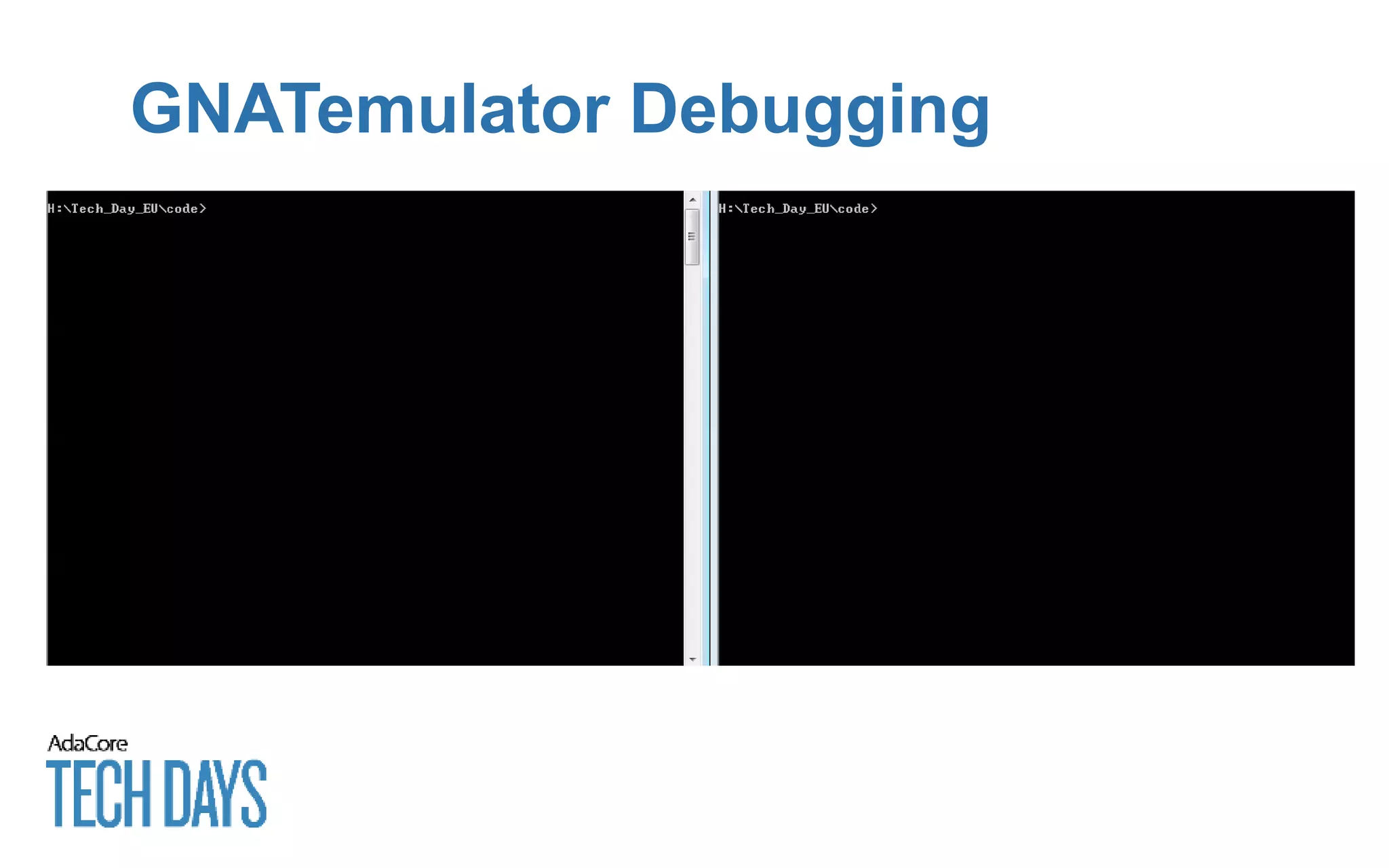 GNATemulator Debugging
 