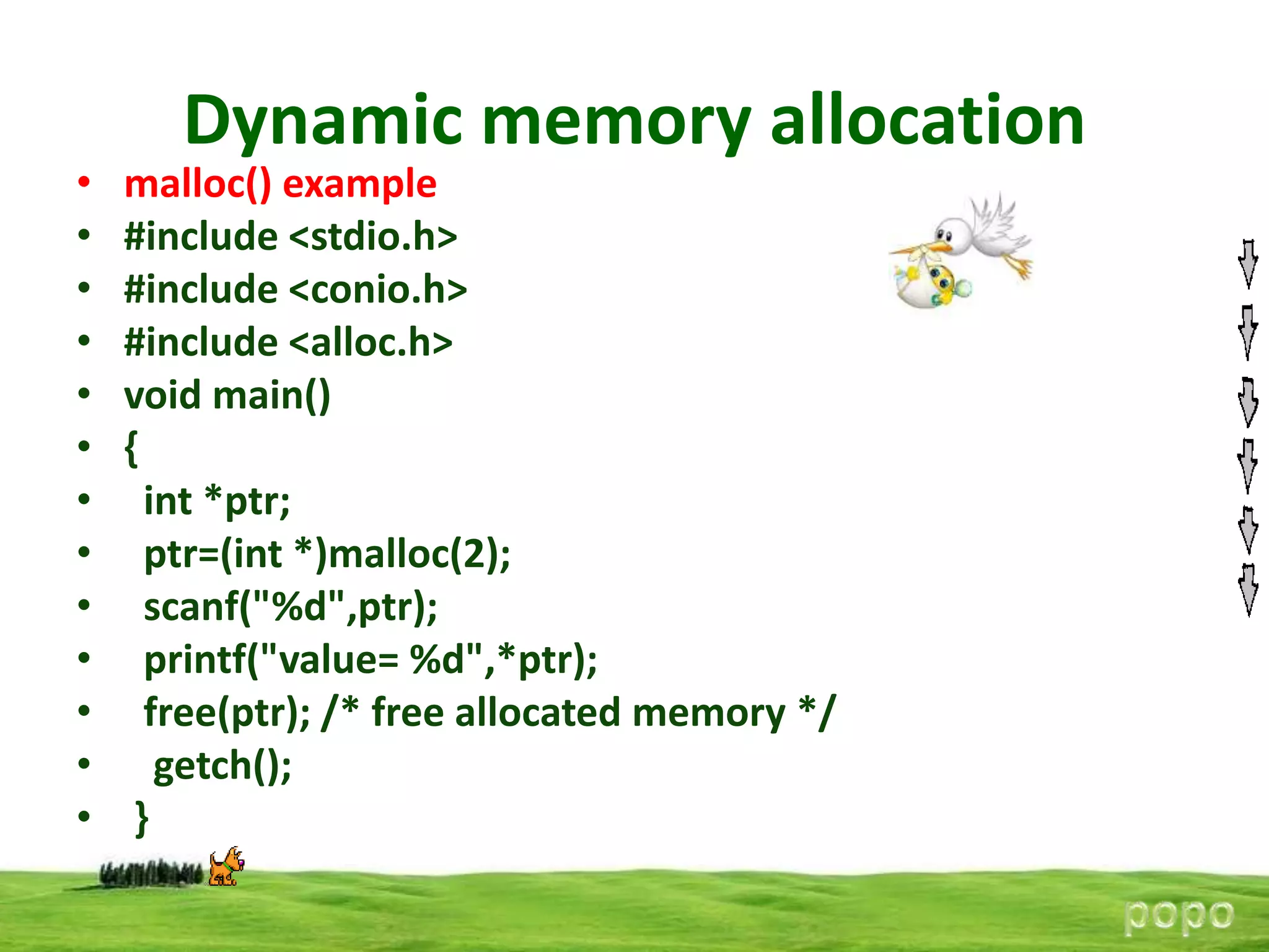 4 dynamic memory allocation | PPT