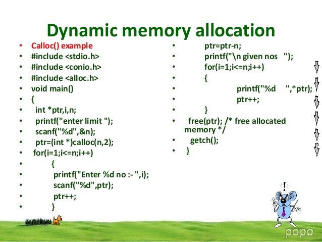 4 dynamic memory allocation