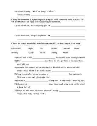 SSP 107 Unit 1 Test Revised | DOCX