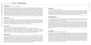 11
www.eoi.es
10
PROGRAMAEJECUTIVOENEXPERIENCIADECLIENTE
C L A U S T R O D E L P R O G R A M A
David Arconada
SVP Customer Experience & Quality at Iberia Airlines
Ha desarrollado gran parte de su carrera profesional en el sector de las comunicaciones, desde Airtel (actual
Vodafone) hasta France Telecom (Orange), empresa en la que trabajo desde 1999 hasta 2014. En Orange ocupó
distintos puestos de responsabilidad en ámbitos de estrategia, calidad, área técnica, posventa de clientes y, en
su última etapa, lideró el Programa de Mejora de Experiencia de Cliente. Desde Abril de 2014 lidera la Dirección
de Experiencia de Cliente y Calidad en Iberia. Tiene más de 17 años de experiencia como profesor en distintos
Master (MBA, Calidad y Excelencia Empresarial, etc.), colaborando también como Director del Programa Ejecutivo
en Experiencia de Cliente y como Director del Master de Calidad y Experiencia de Cliente. Fue galardonado con
el Premio al Mejor Profesor de la EOI en el año 2012- 2013. Licenciado en Administración y Dirección de Empresas
por la Universidad Carlos III de Madrid, Máster en Gestión de Calidad por EOI Escuela de Organización Industrial.
Cristina García Gumiel
Directora de Marketing de Ocibar
Con una trayectoria profesional de más de diez años en el ámbito del marketing, gran parte de la misma la ha
dedicado al sector de los centros comerciales, con un claro enfoque al estudio del mercado y del consumidor así
como a la elaboración de estrategias individualizadas.
En la actualidad, Cristina es directora de marketing de Ocibar, empresa especializada en la gestión de puertos
deportivos privados. Previo a su incorporación a finales de 2014, Cristina trabajó desde 2009 en Unibail- Rodamco,
principal empresa europea de retail con más de ochenta centros comerciales repartidos por las principales ciudades
europeas. Anteriormente ocupó el puesto de Responsable de Marketing Estratégico para España y Portugal en
Sonae Sierra. Anteriormente, había formado parte del equipo de estudios cuantitativos de Metraseis. Licenciada en
Dirección y Administración de Empresas y Licenciada en Investigación y Técnicas de Mercado, ambas por la UAM,
Cristina ha publicado diversos artículos relacionados con el comportamiento del consumidor y el marketing de
experiencias.
David Barroeta
Director de Personas en Opticalia
Inició su actividad profesional hace más de veinte años en el área Recursos Humanos, desarrollando su labor, en
primer lugar, en el antiguo INI y posteriormente en compañías como BASF, Cortefiel -donde fue Responsable
de RRHH- y Sun Planet. Miembro de la junta directiva de la Asociación DEC (Asociación para el desarrollo de
la experiencia de cliente) desde su fundación Licenciado en Sociología (especialidad de Psicología Social) por la
Universidad Complutense de Madrid, International MBA por IE Business School.
Domènec Biosca
Presidente en Asociación de Directivos y Expertos en Empresas Turísticas
Autor de 32 libros y más de 2000 artículos publicados. Editor de más de 180 VÍDEOS y VIDEO-BLOGS
Director del Programa : “LIDERAZGO CIRCULAR” Reconocido con veinte premios, entre ellos: “Premio a la
Divulgación del “Know How” Turístico”, Palma de Mallorca. Mayo 2015. “Medalla de Oro al Mérito del Conocimiento
Turístico” concedida por el Ministerio de Industria, Turismo y Comercio - Gobierno de España.“El Ministerio de
Industria, Turismo y Comercio le concedió el primer premio a la MEJOR CONSULTORÍA TURÍSTICA”.
Antonio Fontanini
Presidente de Informalia (Family Office) y Consejero en Bolear Consultadoría y Fundación Create, fundador de Thinkidsproject.
Fue Director de Marketing en Olivetti, Director General de la División Internacional de Amper y fundador de
Erasmus Equities Inc., empresa de Capital Riesgo en Hong Kong. Business Angel y emprendedor social, Host en el
TedxCibeles 2011 y 2012, Antonio es speaker profesional en eventos como CONITEC 2011, SIMO 2011 Inspiration
Day 2012, Start up Spain 2012 y European Executive Summit de Stanford University en Zurich, 2012. Es miembro de
Keiretsu Forum Dottore Cum Laude en Ciencias por la Universidad de Pisa. “Global Senior Master Program” por la
Universidad de Chicago Booth School of Business e IE Business School; Symposia Member en Harvard University
DRCLASS y “Executive Program for Growing Companies” en Stanford University GSB.
Javier Gallardo
Customer Experience Senior Manager en Sage
Cuenta con más de 18 años de experiencia en el sector de la tecnología, siempre vinculado con áreas relacionadas
con el cliente. Actualmente es Customer Experience Senior Manager en Sage. Es formador en diversas universidades
y escuelas de negocio: ESIC, ICEMD, Universidad Carlos III, EOI. Actualmente, ocupa en cargo de Vicepresidente
del Comité de CX en la Asociación Española para la Calidad. Licenciado en Administración y Dirección de Empresas,
Licenciado en Economía y Master en Gestión de la Calidad en la Universidad Carlos III de Madrid.
Isaac Hernández
Country Manager de Google for Work para España y Portugal.
Natural de Tenerife. Cursó estudios de Ingeniería Superior de Telecomunicaciones en la Escuela Técnica Superior de
Ingenieros de Telecomunicación en la UPM en Madrid. Tiene además un Executive MBA por el Instituto de Empresa
y un Master en Dirección General por el IESE, además de algunos otros títulos en universidades como Kellogg de
Chicago ó IMD en Lausanne. En sus 25 años de experiencia profesional ha trabajado en compañías como Microsoft
y Vodafone, con distintas responsabilidades en áreas de gestión a nivel de comité de dirección, tanto en España
como en otros países de Latinoamérica y Europa. En la actualidad es Country Manager de Google for Work para
España y Portugal. Google for Work es la división de Google especializada en tecnologías que explotan la nube, las
redes sociales y la movilidad para ayudar a las empresas a transformarse digitalmente. Tiene una amplia experiencia
en procesos de Transformación Digital de las compañías y como conseguir desarrollar la cultura necesaria para
fomentar la innovación y el emprendimiento interno.
 
