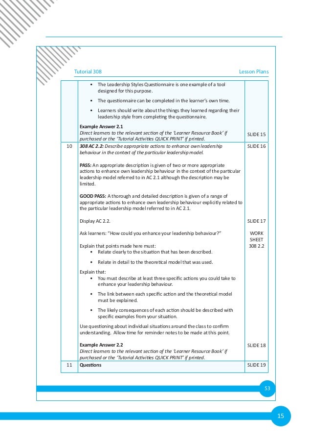 ilm level 3 assignment answers