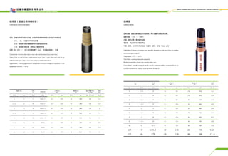 喷浆管（混凝土泵用橡胶管） 沥青管
Concrete conveying hose Asphalt hose
结构：软管由耐磨的橡胶内衬层、增强层和耐磨耐候耐老化的橡胶外覆层组成。
分类：A 型：增强层为帘布层的胶管。
B 型：增强层为钢丝绳缠绕层和帘布层组成的软管。
C 型：增强层为钢丝绳（或钢丝）缠绕的软管。
应用：在 -30℃ -- +85℃的环境温度下，以正、负压输送混凝土、泥浆。
应用范围：具有足够强度但不失柔韧性，用于油罐卡车装卸热沥青。
温度范围：-15℃ -- +185℃
内层：黑色光滑、聚丙烯合成物
增强层：钢丝夹层芯及螺旋钢丝
外层：黑色、光滑特种合成橡胶，耐磨损、浸蚀、臭氧、焦油、油滞
Construction: Involves three layers: inner tube, reinforcement layer, outer layer.
Types: Type A cord plies as reinforcement layer; Type B wire ropes and cord ply as
reinforcement layer; Type C wire ropes (wire) as reinforcement layer.
Application: Conveying concrete, mud under positive or negative pressure in the
temperature of -30℃ -- +85℃
Application:A strong yet flexible hose, specially designed as tank truck hose for loading
and unloading hot asphalt.
Temperature:-15℃ -- +185℃
Tube:Black, smooth polyacrylic compound
Reinforcement:plies of steel wire cord plus helix wire
Cover:Black, smooth (wrapped finish) special synthetic rubber, compounded for an
excellent resistance to weather, ozone, abrasion, tar and oil.
迈德尔橡塑科技有限公司
Mder rubber and plastic technology limited company
规格 Size 内径
ID
外径 OD
工作压力
WP
爆破压力
BP
最小弯曲半径
min BR
重量
WT
Inch mm Max Max MPa psi MPa psi min BR(mm) Kg/m
2 51 51 68±1.5 8.5 1275 20 3000 200 2.8
2 1/2 64 64 85±1.5 8.5 1275 20 3000 250 4.3
3 76 76 102±1.5 8.5 1275 20 3000 270 6
3 1/2 89 89 116±1.5 8.5 1275 20 3000 290 7.5
4 102 102 130±1.75 8.5 1275 20 3000 300 9.1
4 1/2 115 115 143±2 8.5 1275 20 3000 320 10.5
5 127 127 158±2 8.5 1275 20 3000 360 12.8
6 152 152 186±2 8.5 1275 20 3000 570 17
内径
ID
外径
OD
工作压力
WP
爆破压力
BP
重量
WT
mm inch mm bar psi bar psi kg/m
19 3/4 32 20 295 130 1910 1.0
25 1 38 20 295 110 1620 1.28
32 1 1/4 46 20 295 90 1320 1.75
38 1 1/2 52 15 220 45 660 1.87
51 2 71 15 220 45 660 2.83
64 2 1/2 78 10 150 50 740 3.45
76 3 93 10 150 43 630 4.71
89 3 1/2 107 10 150 40 590 5.48
102 4 125.5 10 150 40 590 7.32
127 5 150.5 10 150 40 590 9.85
152 6 179 10 150 40 590 12.4
Mder rubber and plastic technology limited company
 