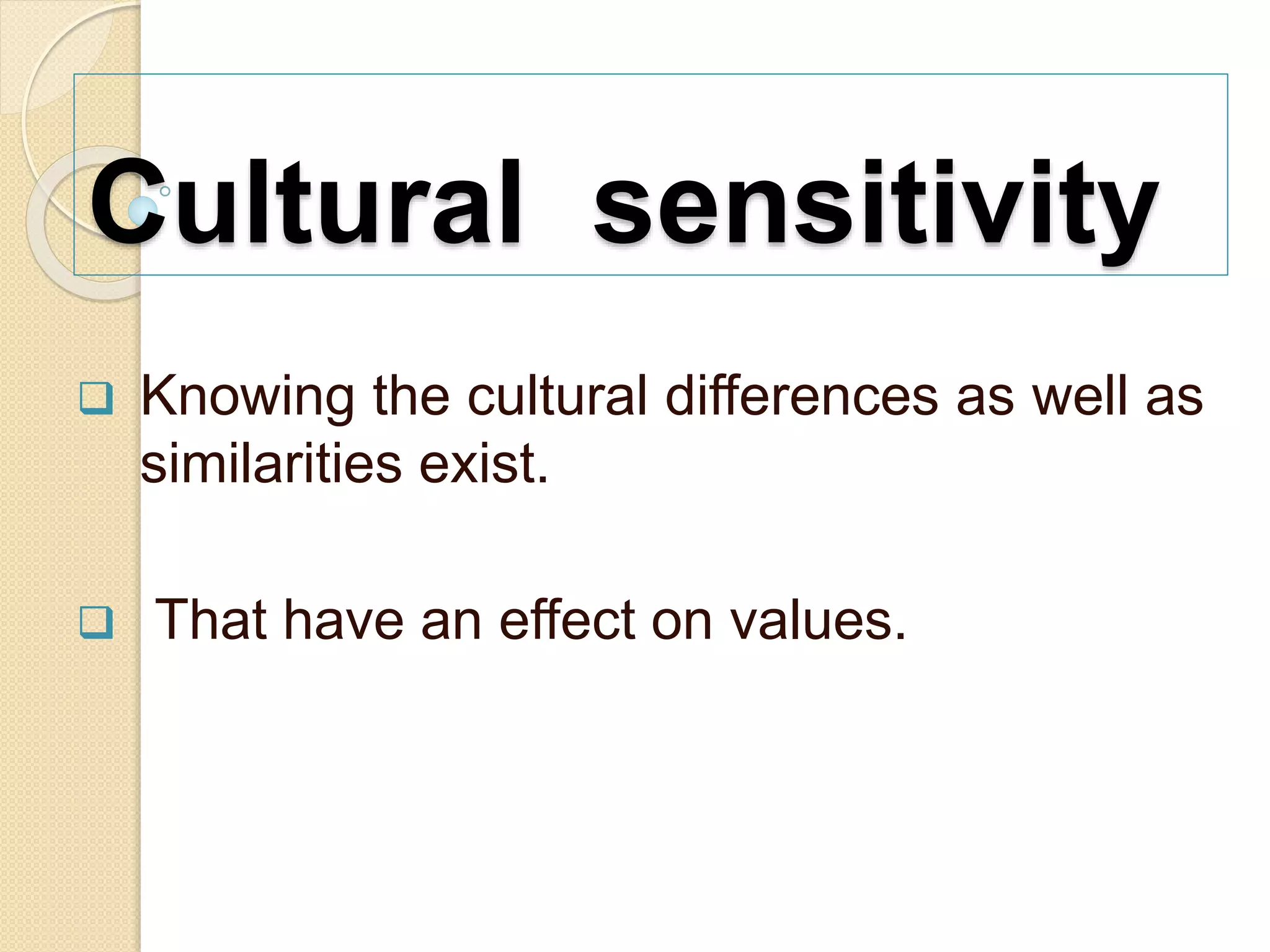 Cultural sensitivity PPTX