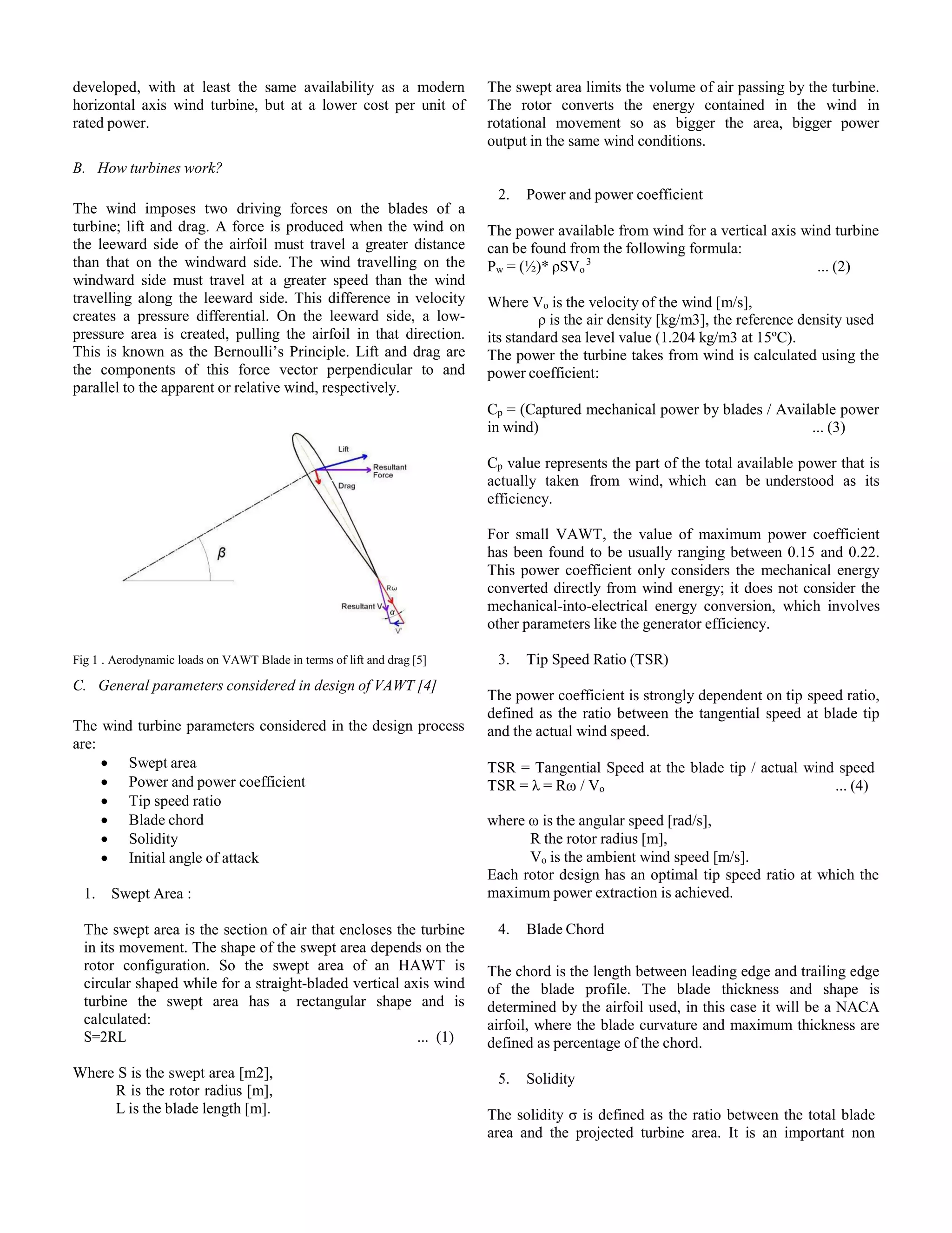Project Report on 'Modulation of Vertical Axis Wind Turbine' | PDF