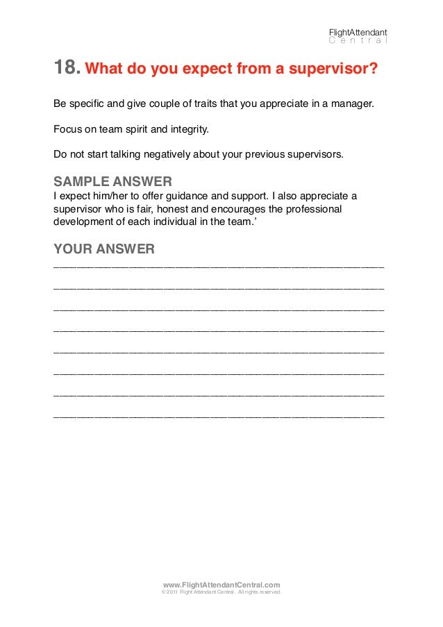 25 Questions And Answers For Cabin Crew Final Interview