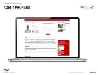 www.kw.com© Copyright Keller Williams® Realty, Inc. 2015
TECHNOLOGY: KW.COM
AGENT PROFILES
 