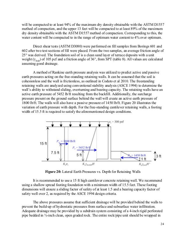 Cliffside Hotel Geotechnical Design CEE121