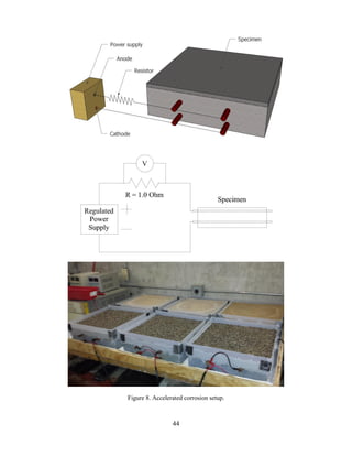 44
Figure 8. Accelerated corrosion setup.
 