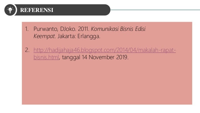 4ea21 Kelompok 4 Rapat Bisnis