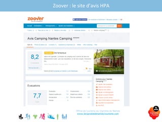 Office de tourisme du Vignoble de Nantes
www.levignobledenantes-tourisme.com
Zoover : le site d’avis HPA
 