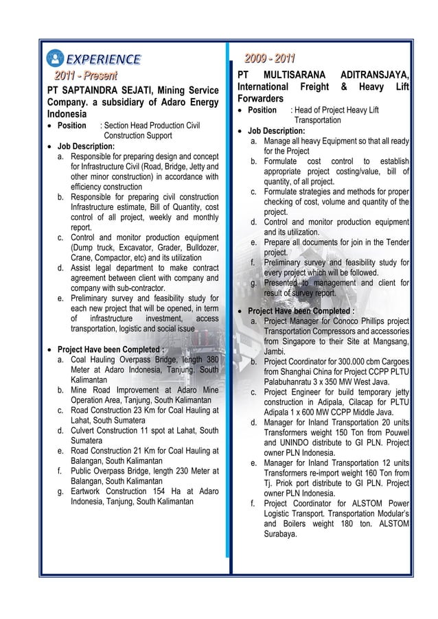 Cv Update Resume Pdf