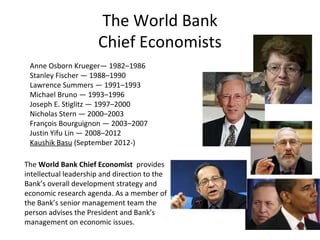 Economic Development and the World Bank | PPT