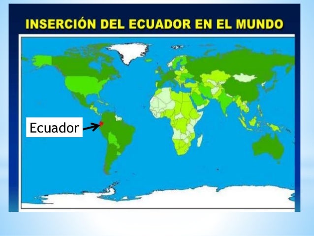 Ecuador Mapa Mundi