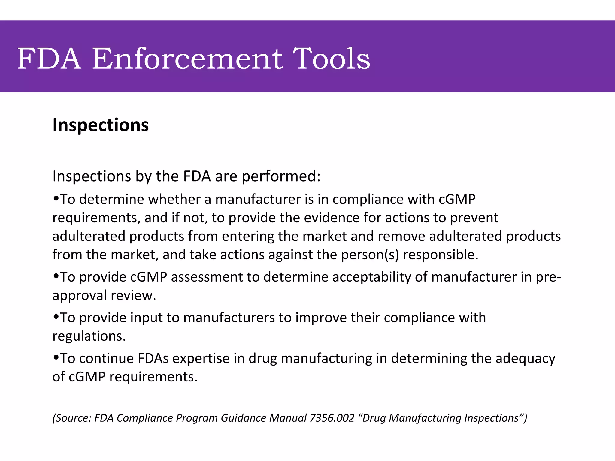 FDA Regulations | PPT