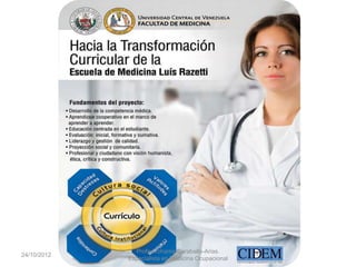 Profa. Yohama Caraballo-Arias.
24/10/2012
             Especialista en Medicina Ocupacional
 