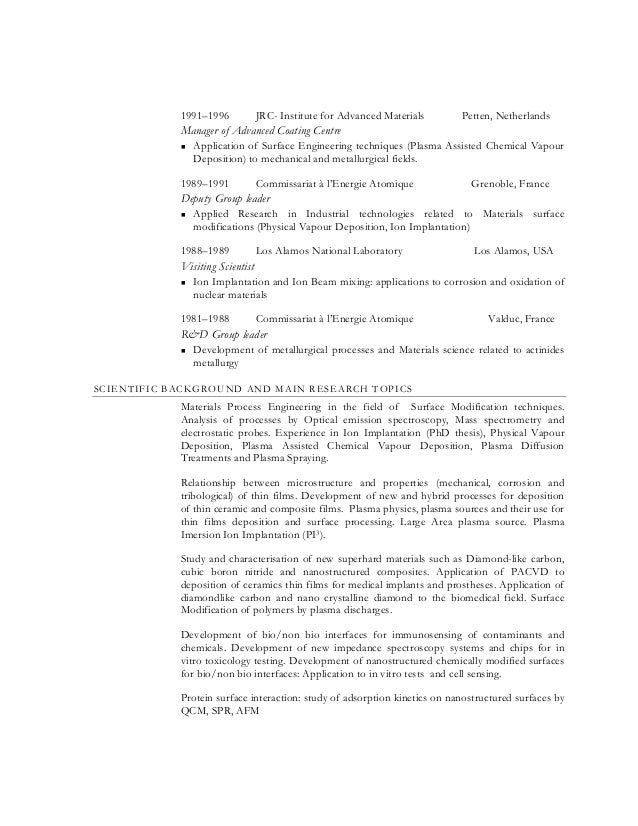 contract trainer resume