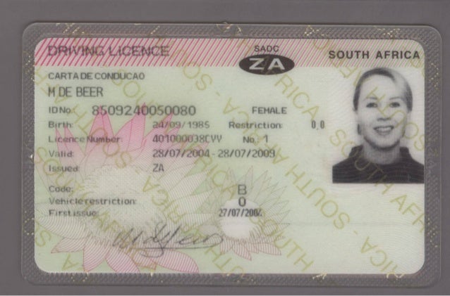 050901 01 Drivers Licence